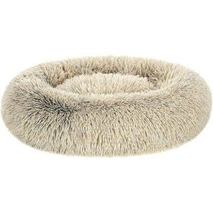 new feandrea by songmics beige donut dog bed  32"diameter 8"deep.